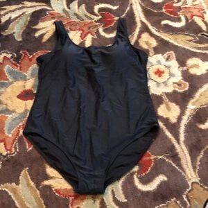 Classic Black One-Piece Swimsuit Sz 2x EUC